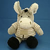 Grey Donkey in a Duffle Coat