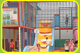 Adventure play area at the Tamar Valley Donkey Park