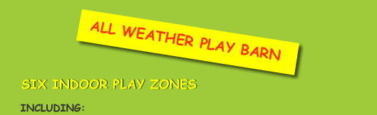 All weather play barn